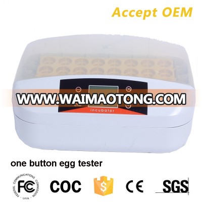 32 Eggs Brooder Automatic Operated Turner For Fight Cock Tester Duck Used Chicken Egg Incubator